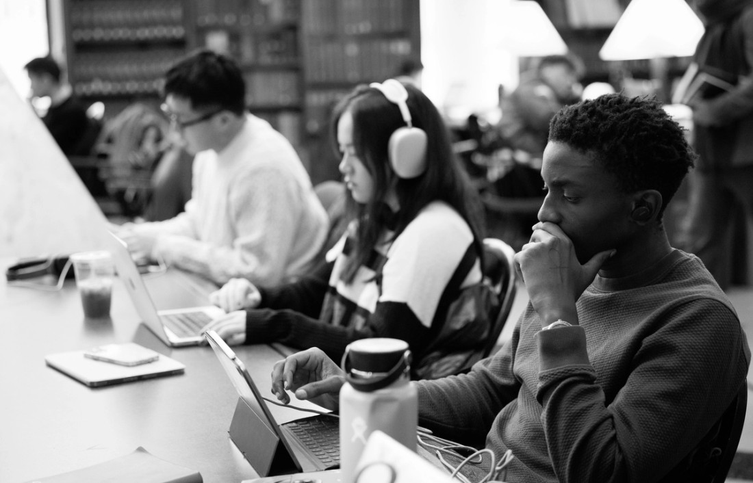 Columbia students working