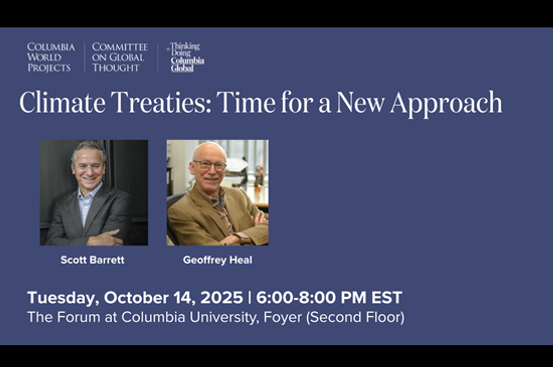 Climate Treaties: Time for a new approach