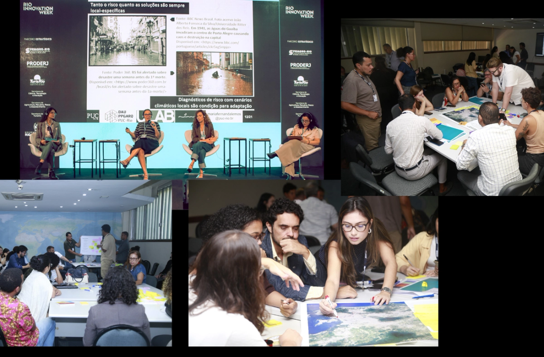 Images of Climate Hub Rio in action.