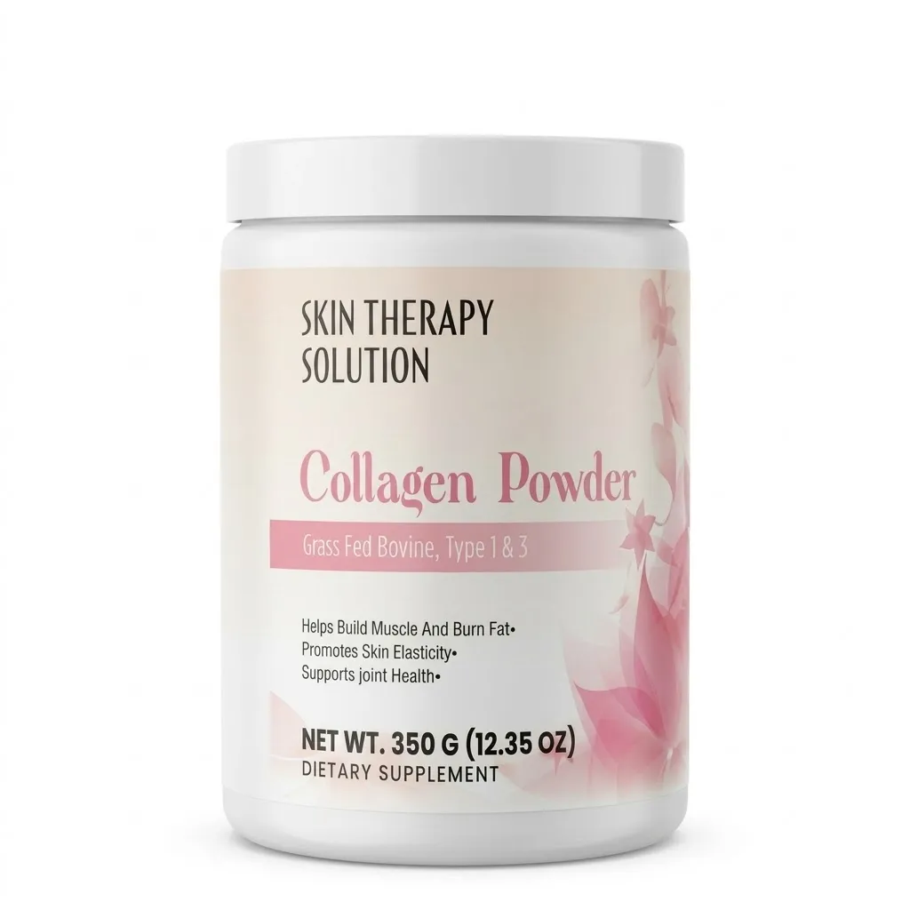 Pot de Collagen Powder Skin Therapy, collagène en poudre bovin types 1 et 3, 350 g