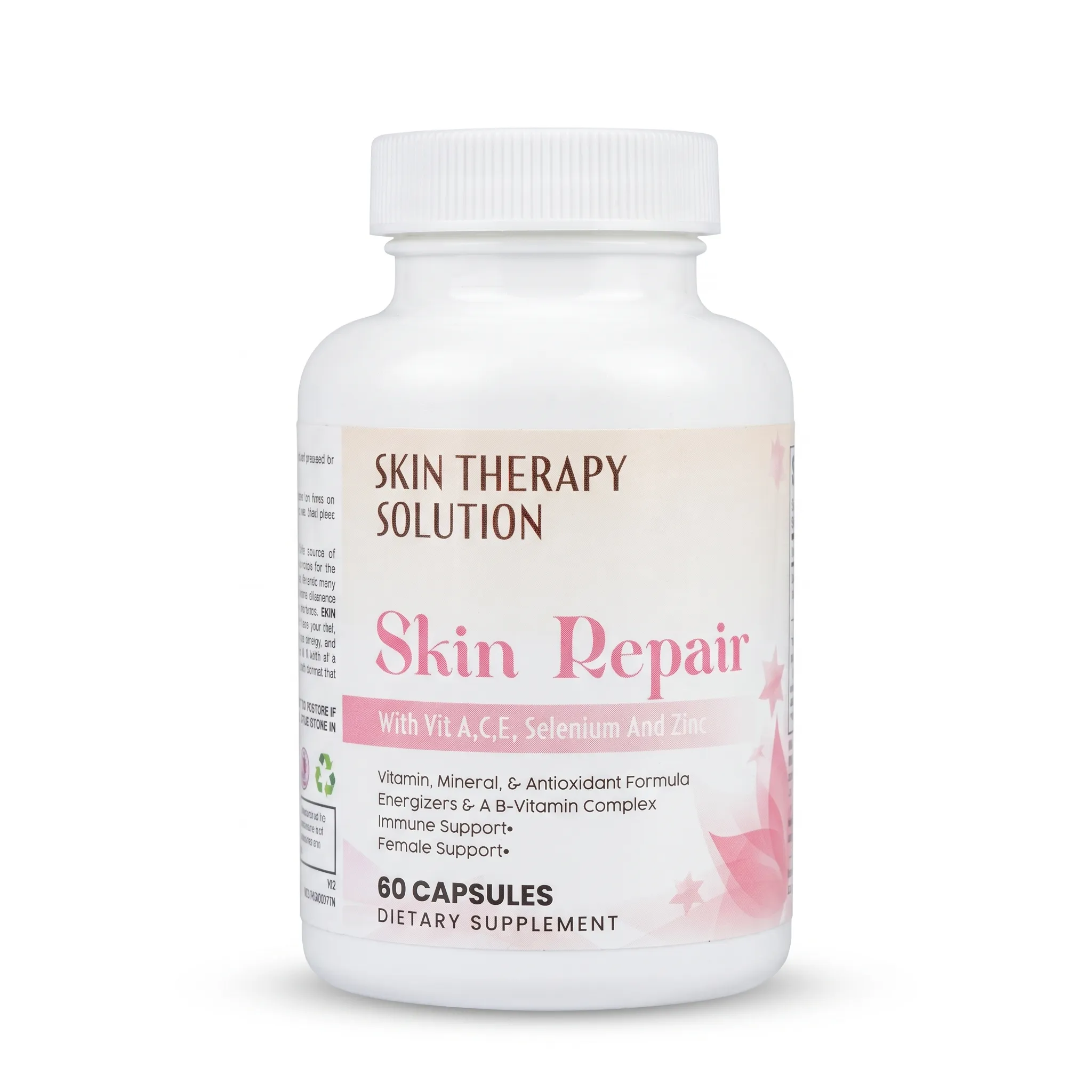 Skin Repair multivitamines femme Skin Therapy Solution, flacon de 60 capsules, vue de face