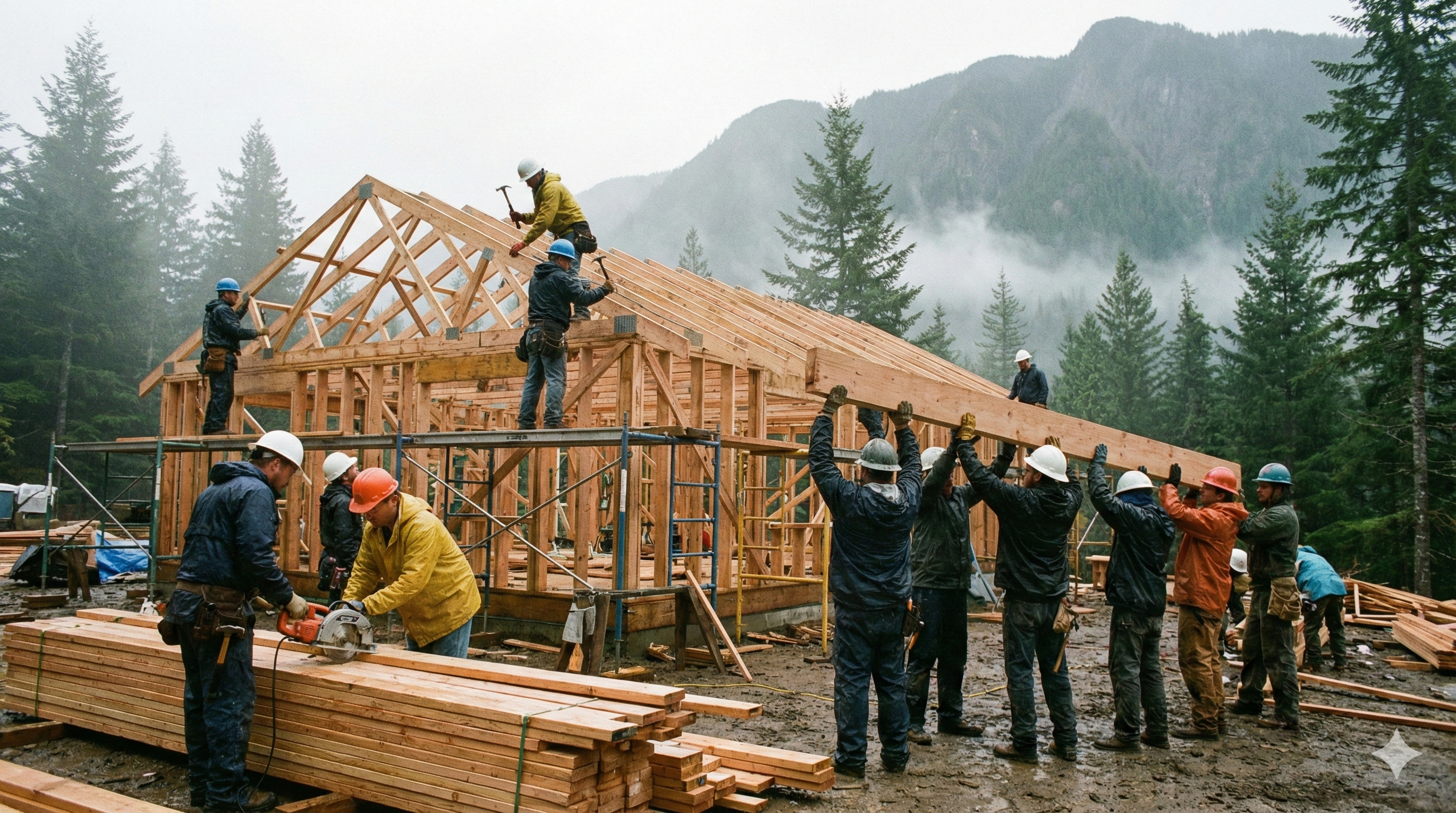Sierra family builders building