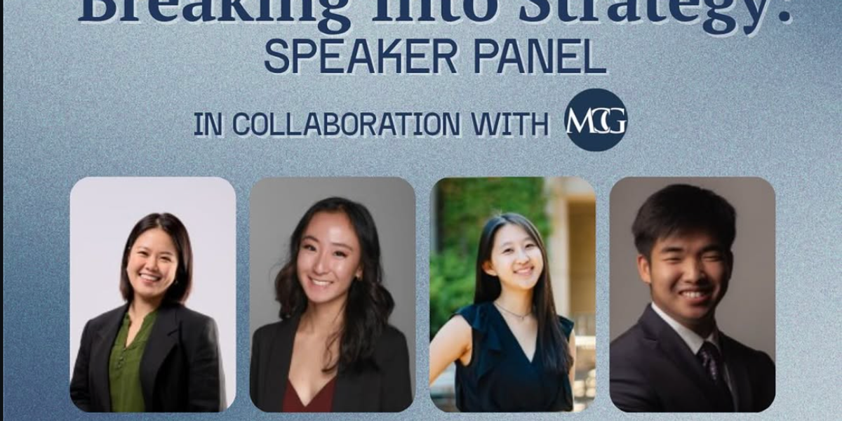 Breaking Into Strategy: Speaker Panel