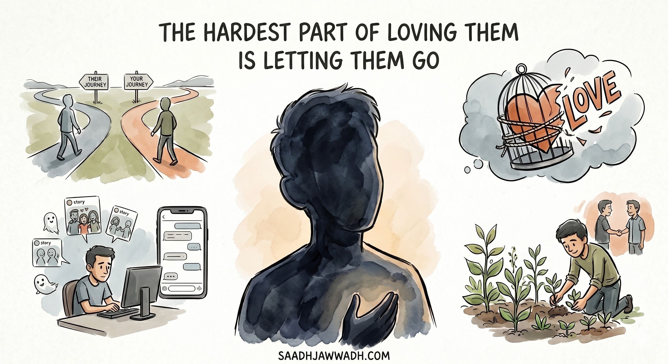 Letting them live a life without you