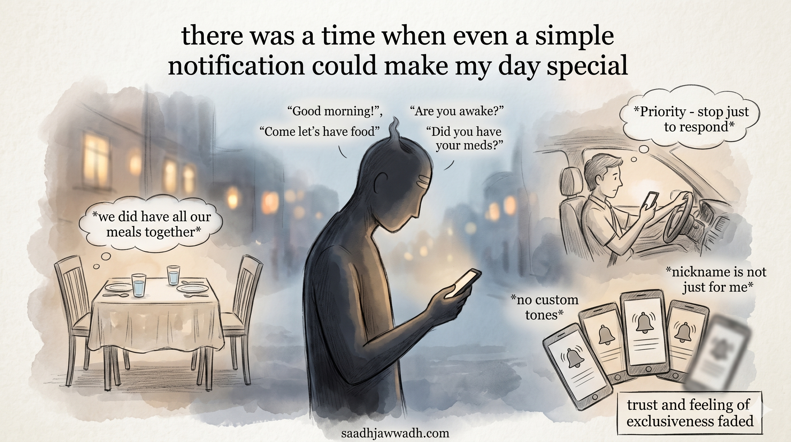 There was a time when even a simple notification could make my day special