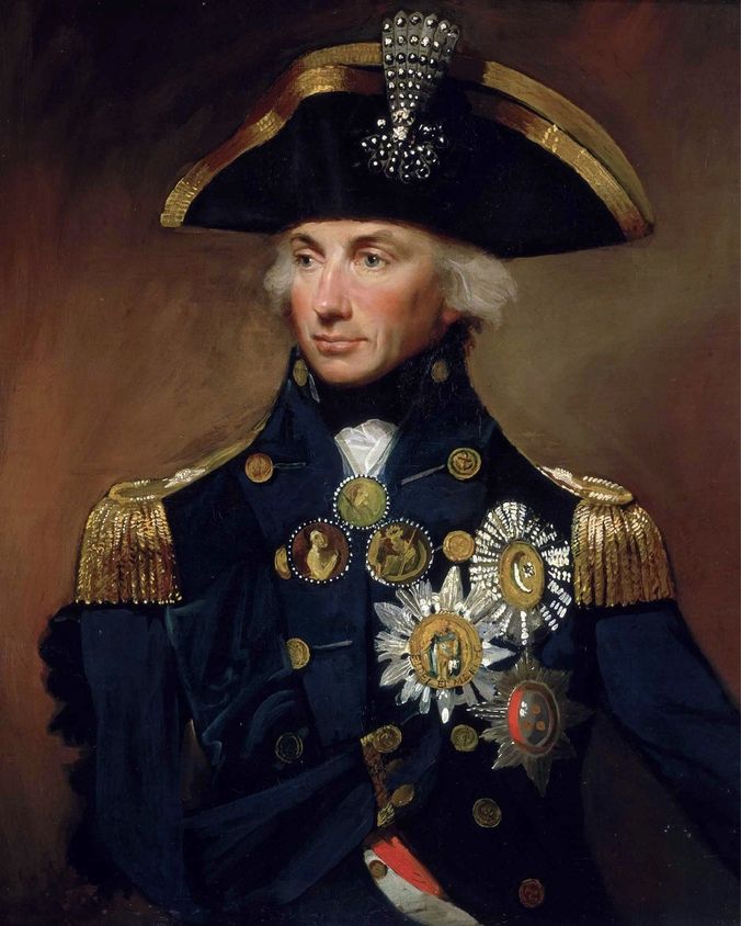 Portrætmaleri af Lord Nelson