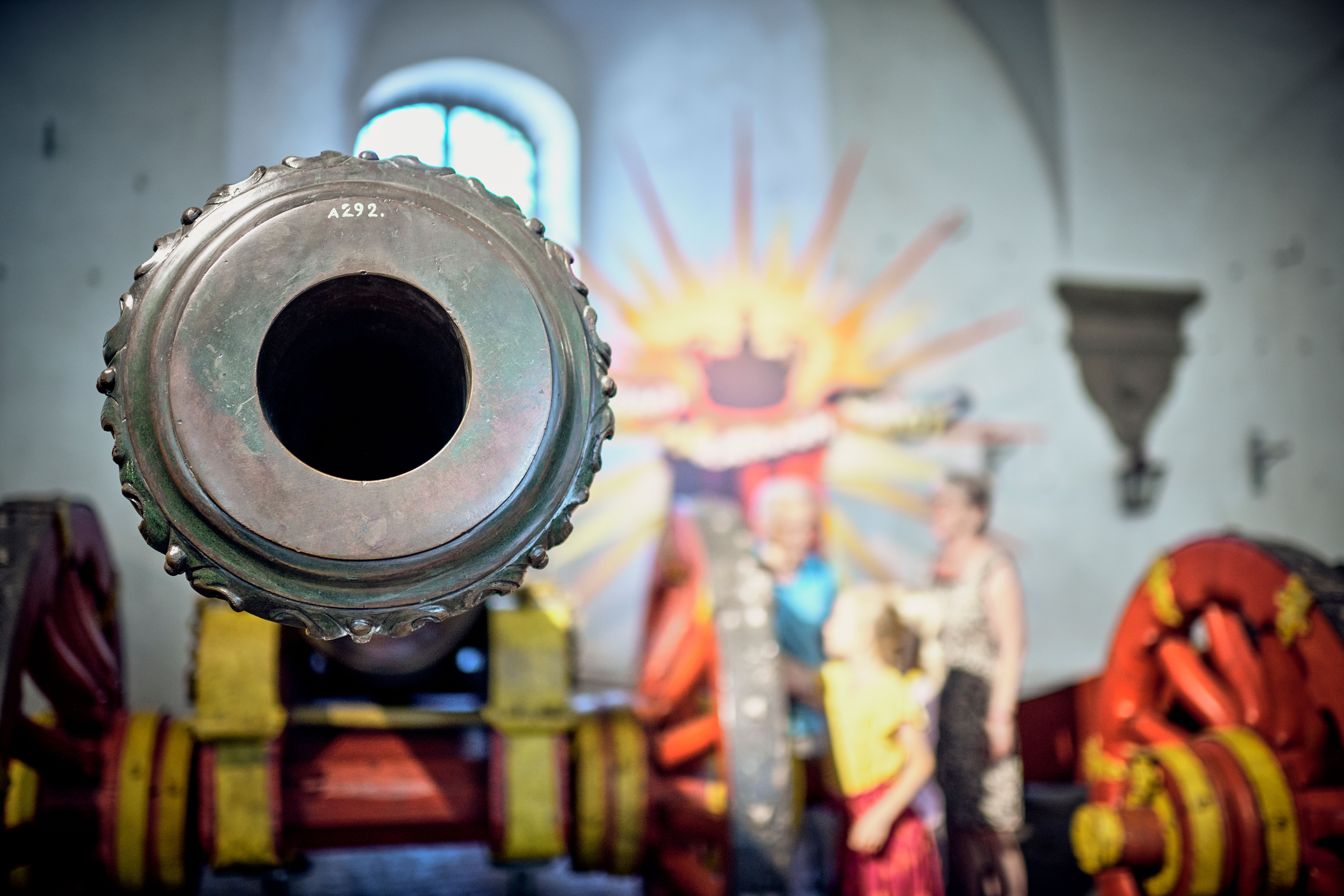 4. ... but four cannons