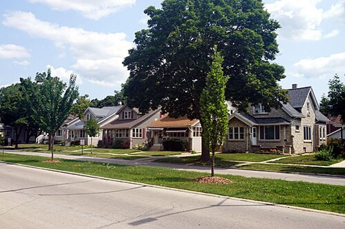 Home in the Kopperud Park Residential Historic District, West Allis, Wisconsin
