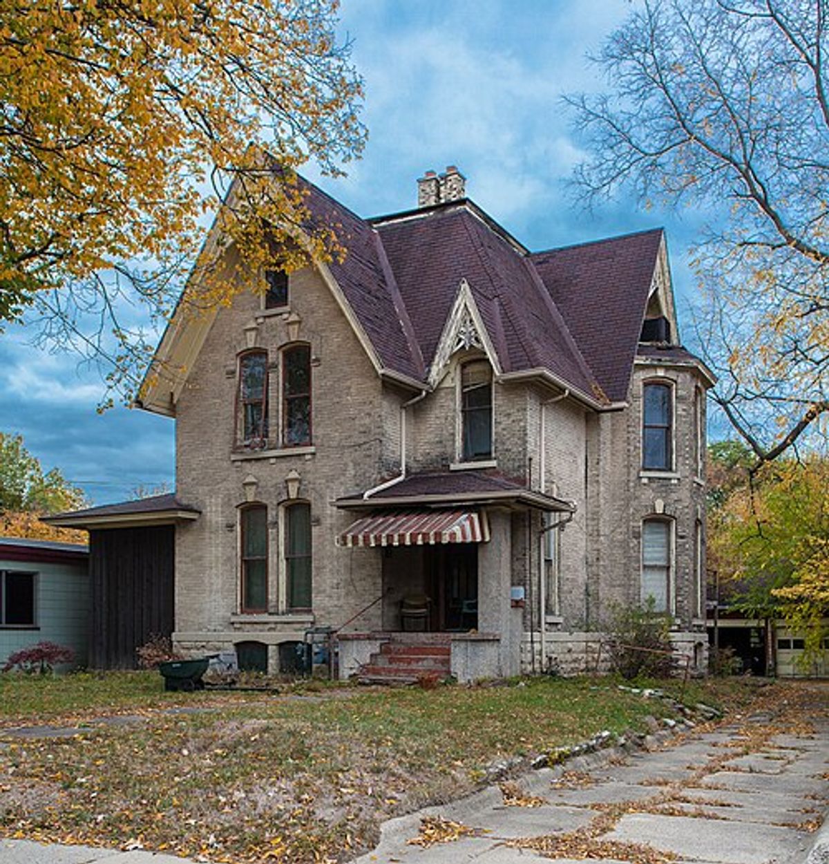 The John Howitt House, a historic home in Waukesha, Wisconsin