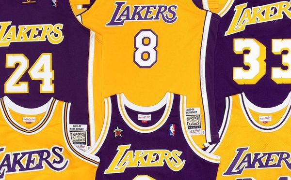 Our Top 5 Favourite LA Lakers jerseys