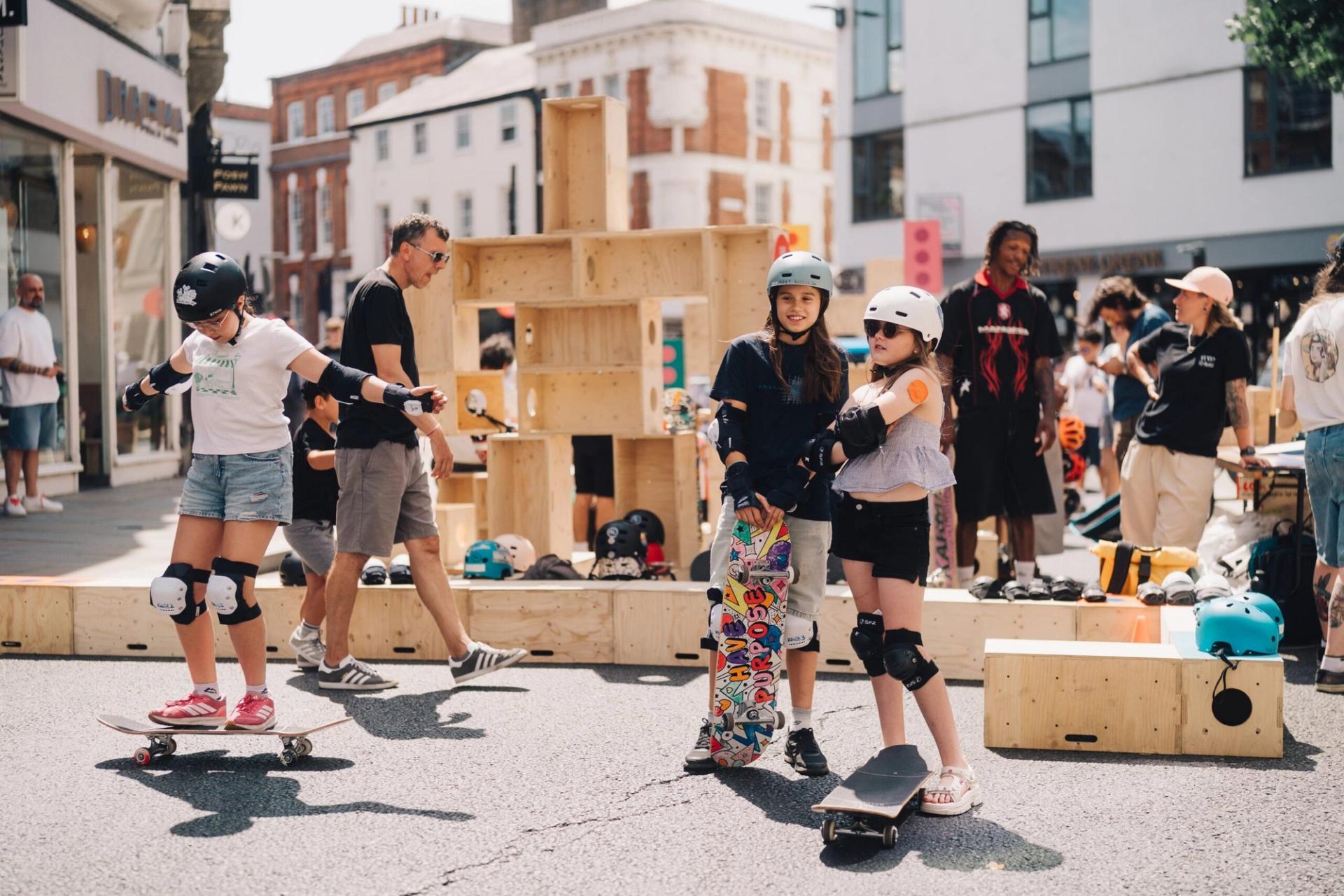 U-Build Skate Street & Box Building Workshop. Credit Hemingway Design, 2026.