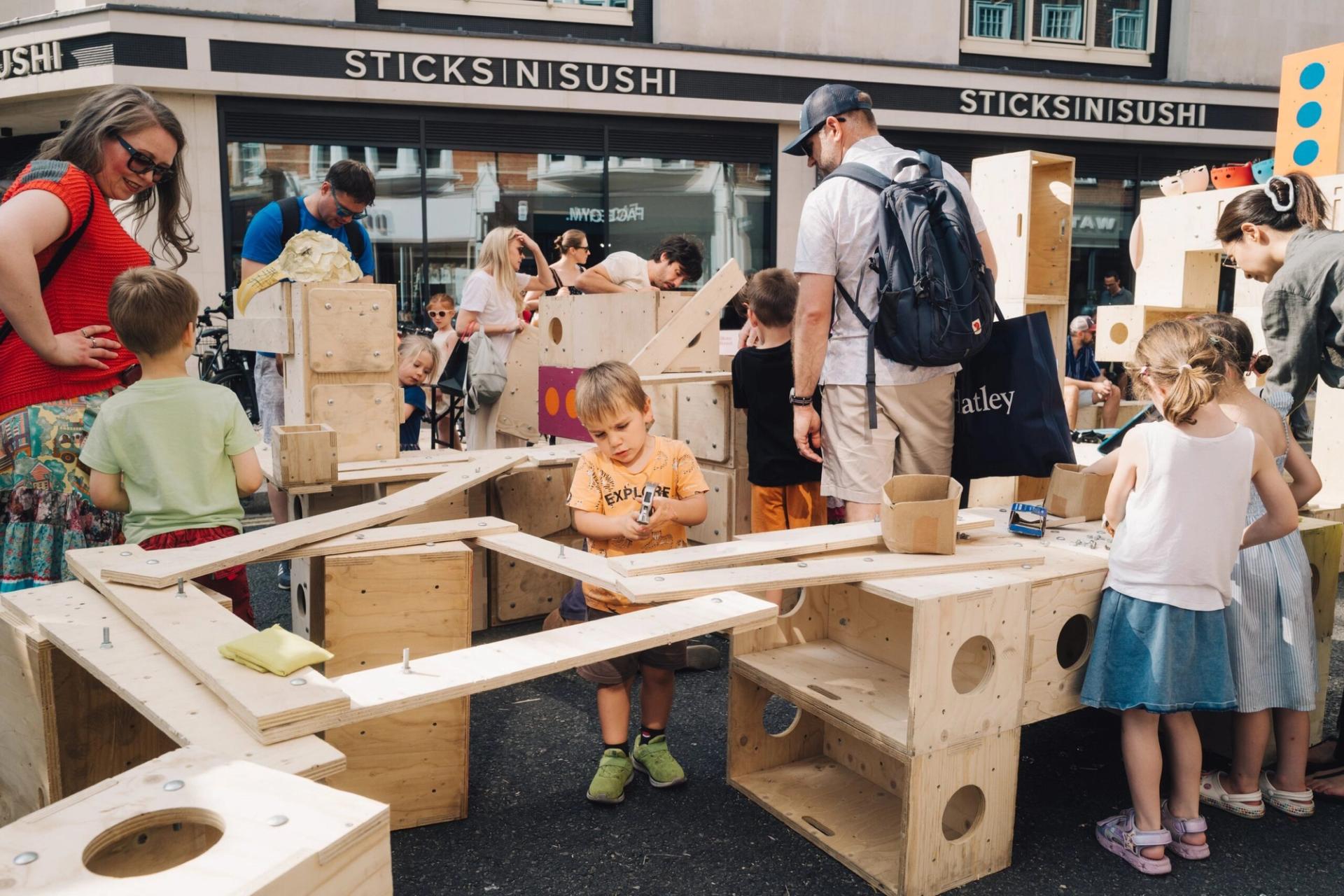U-Build Skate Street & Box Building Workshop. Credit Hemingway Design, 2026.