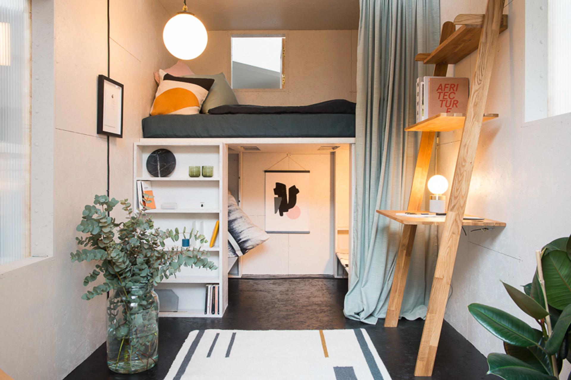 U-Build can be used for internal living pods. This is a photo of the SHED project with Lowe Guardians