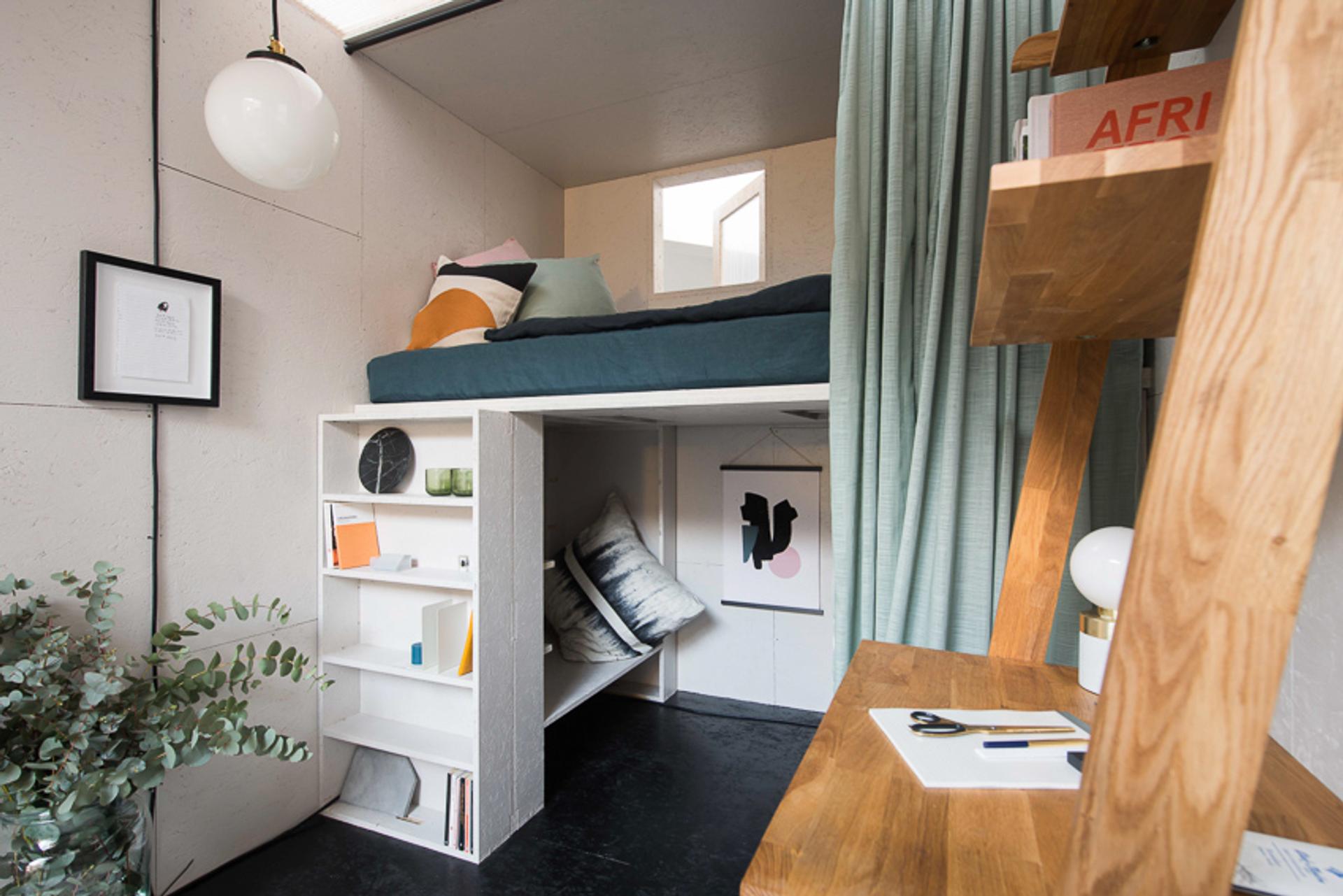 U-Build can be used for internal living pods. This is a photo of the SHED project with Lowe Guardians