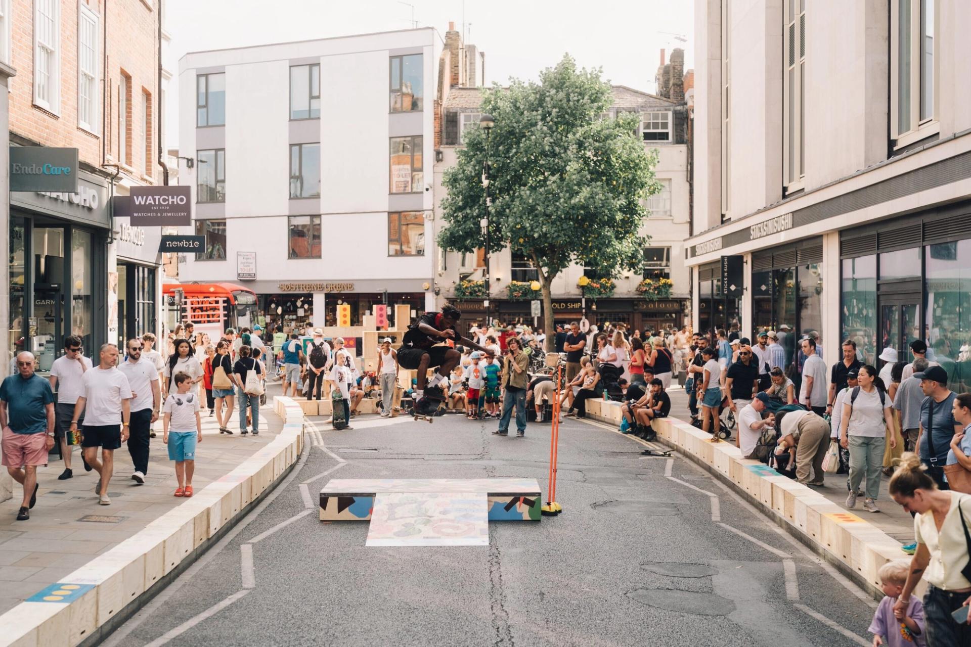 U-Build Skate Street & Box Building Workshop. Credit Hemingway Design, 2026.