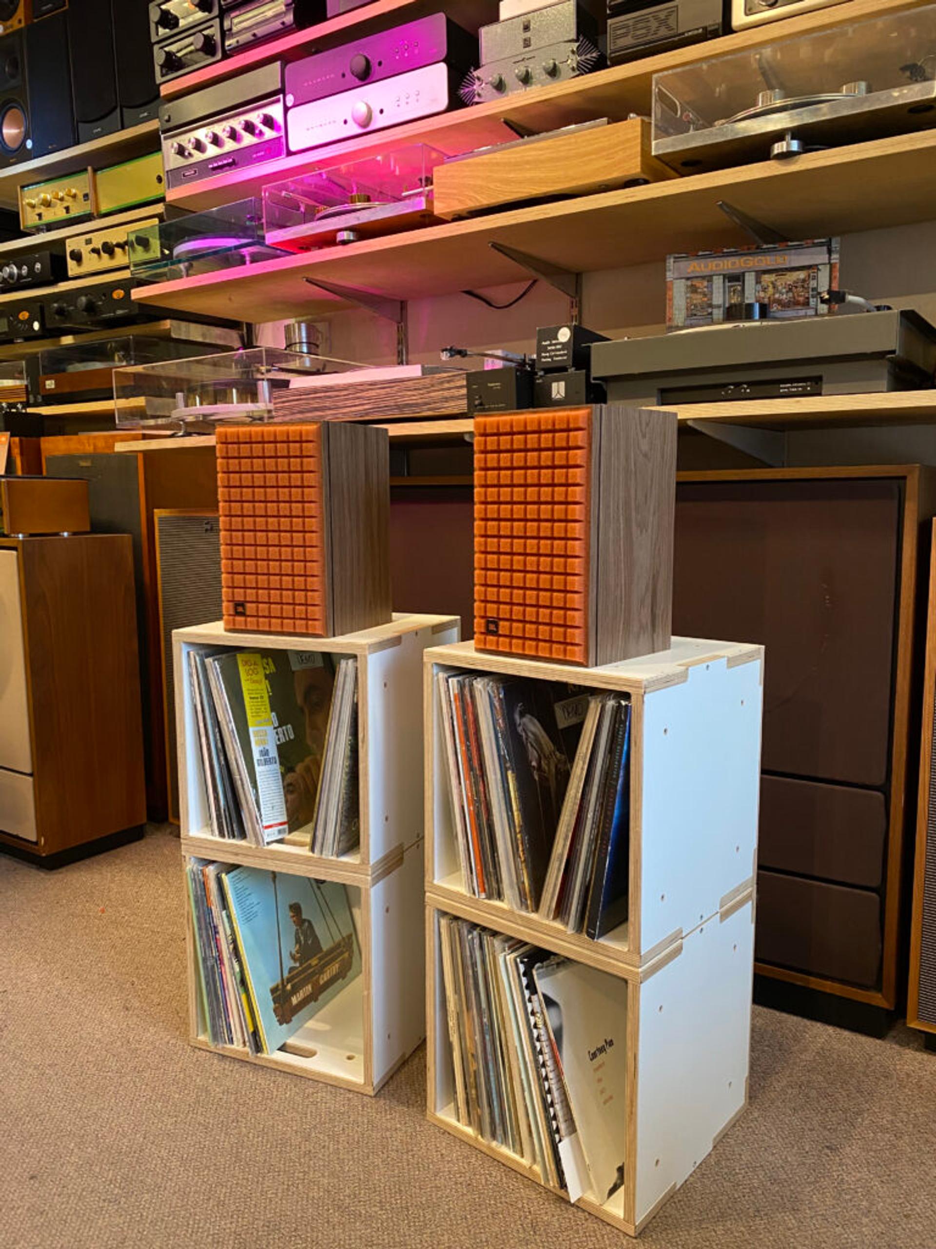 U-Build Audio Gold Modular Record Boxes