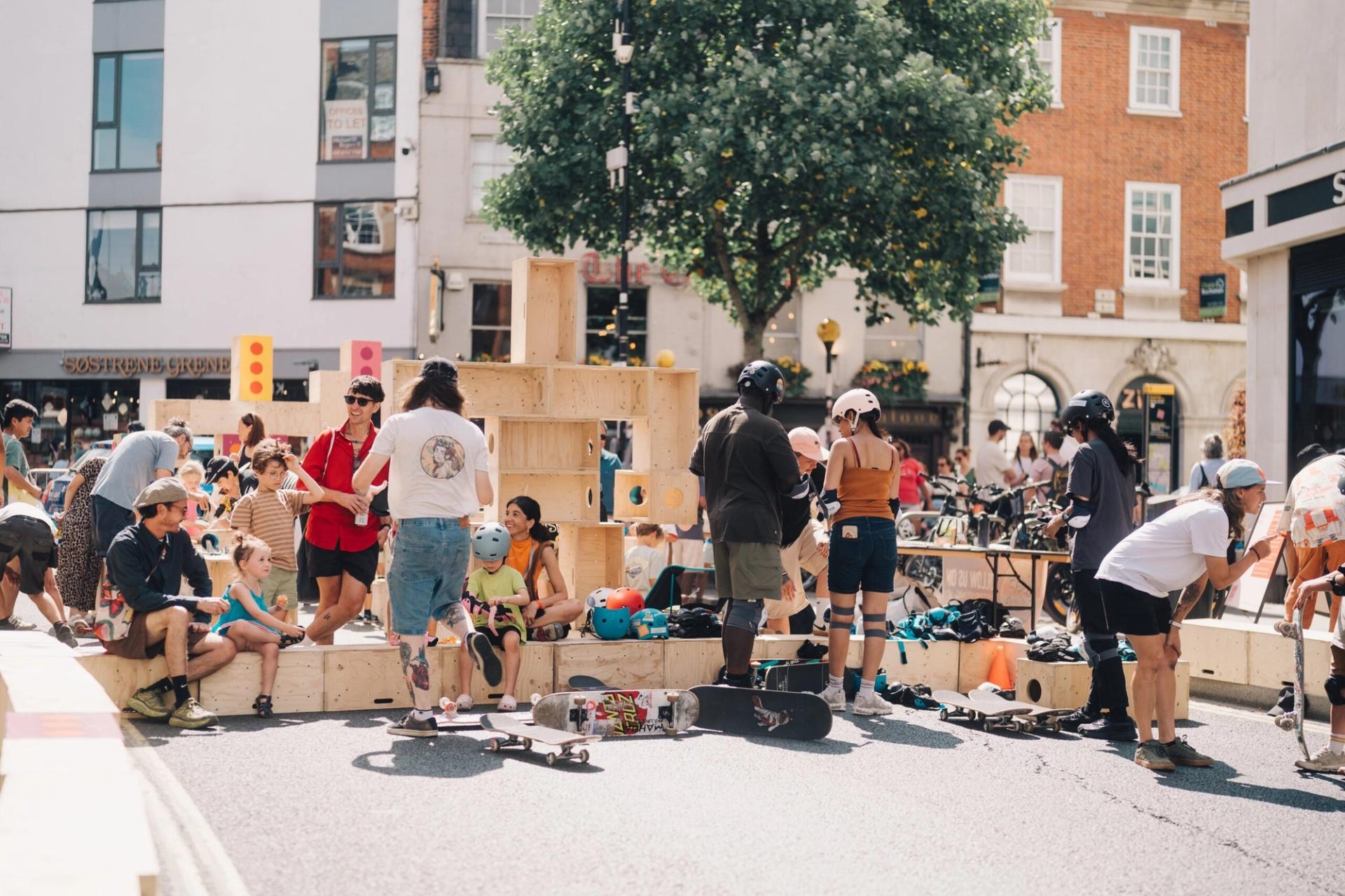 U-Build Skate Street & Box Building Workshop. Credit Hemingway Design, 2026.