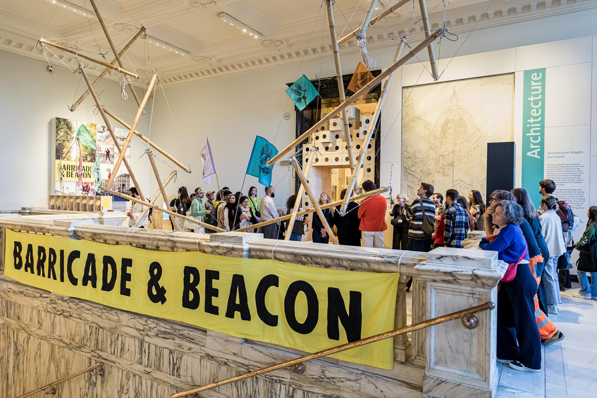 Peaceful Structures for Protest Exhibition photograph by Tom Ravenscroft