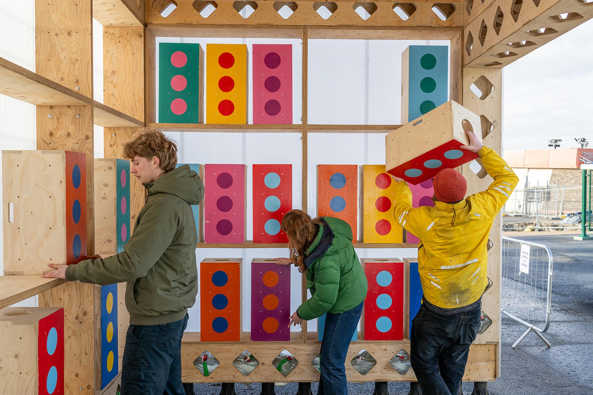 U-Build Box Library, 2026. Photo credit Peter O'Leary.