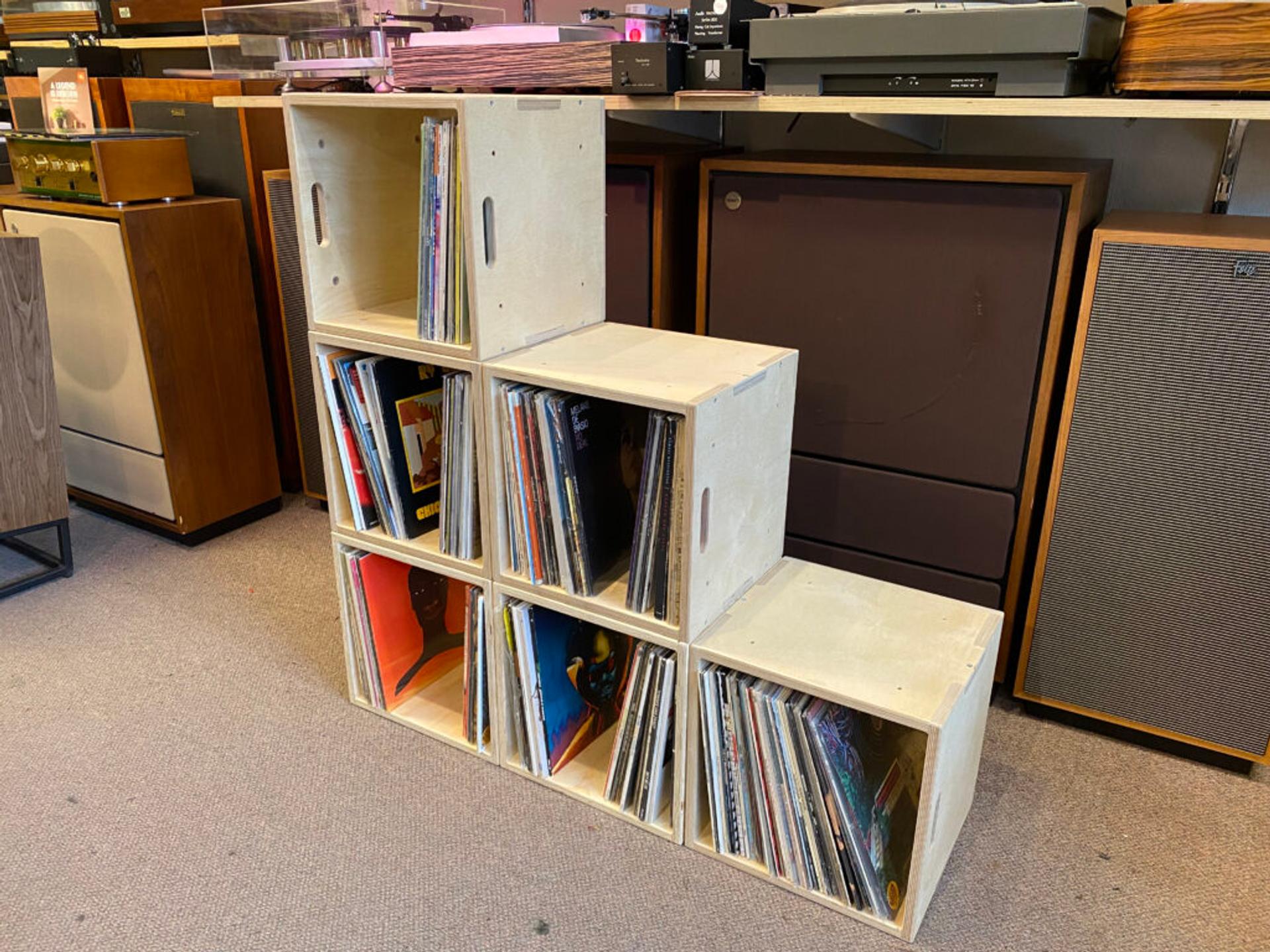 U-Build Audio Gold Modular Record Boxes