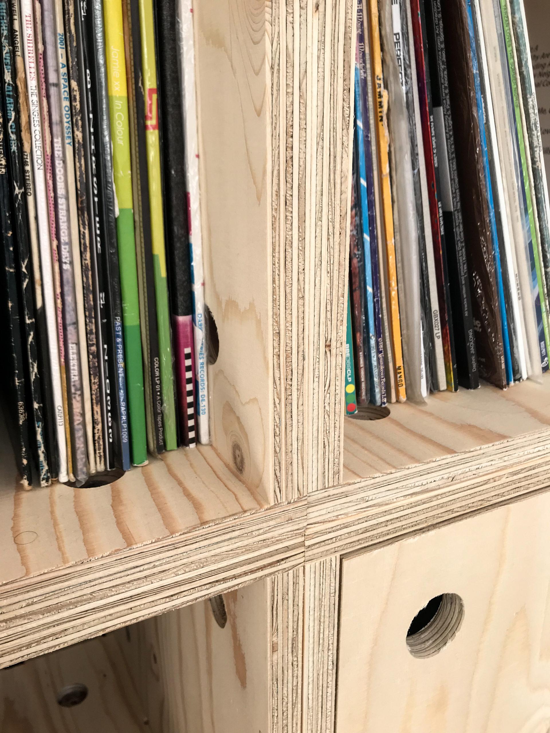Close-up Photograph of a Modular Vinyl Units