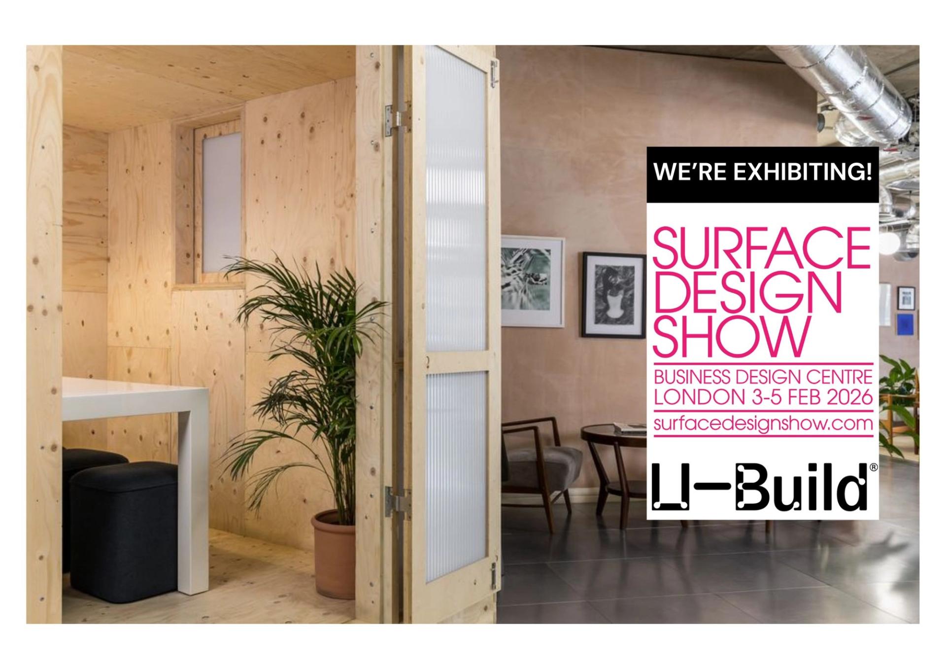 We’re exhibiting at the Surface Design Show, 3-5 Feb