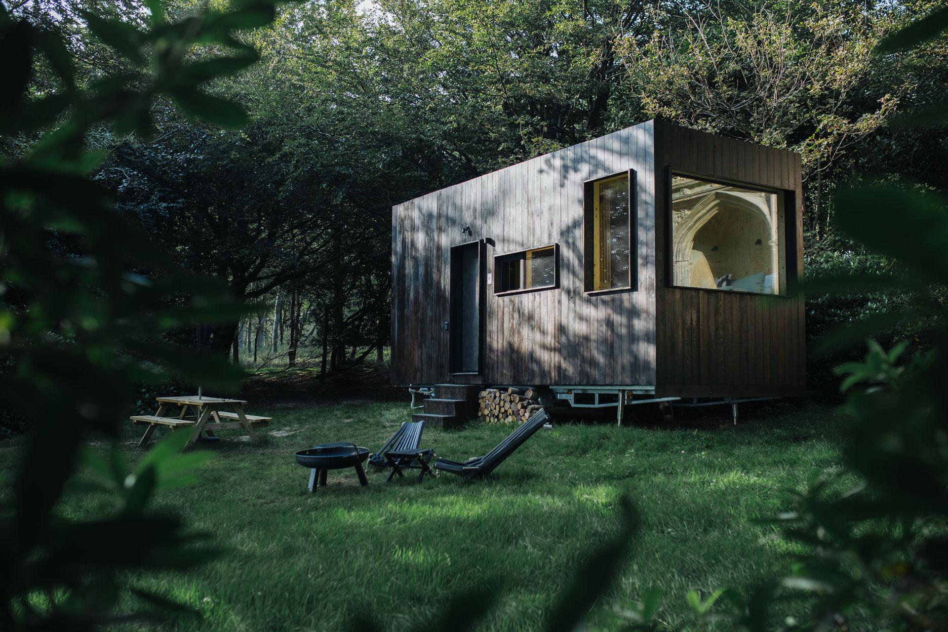 Photograph of a U-Build Tiny House Self Build