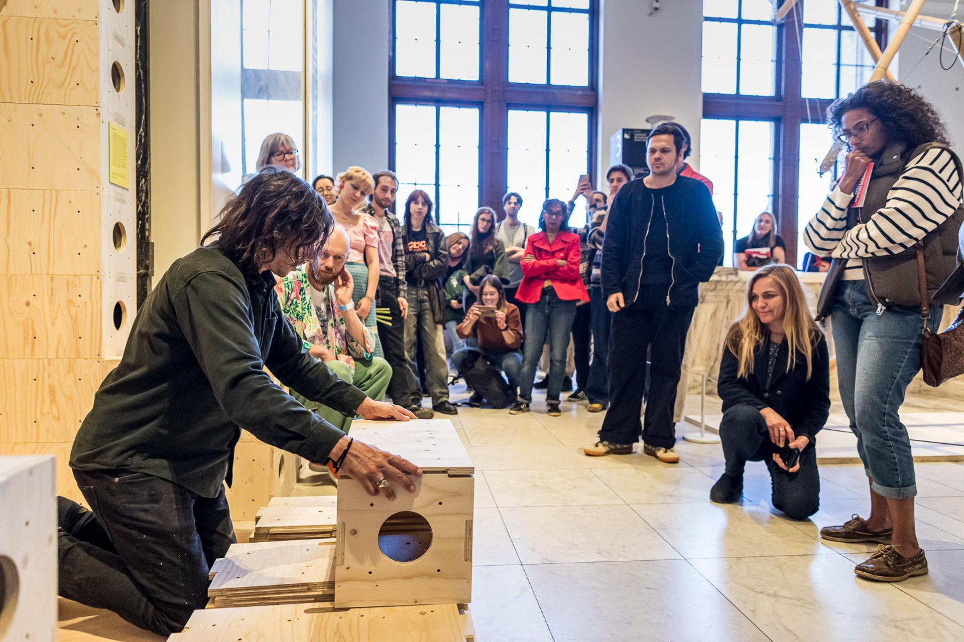 Peaceful Structures for Protest Exhibition photograph by Tom Ravenscroft