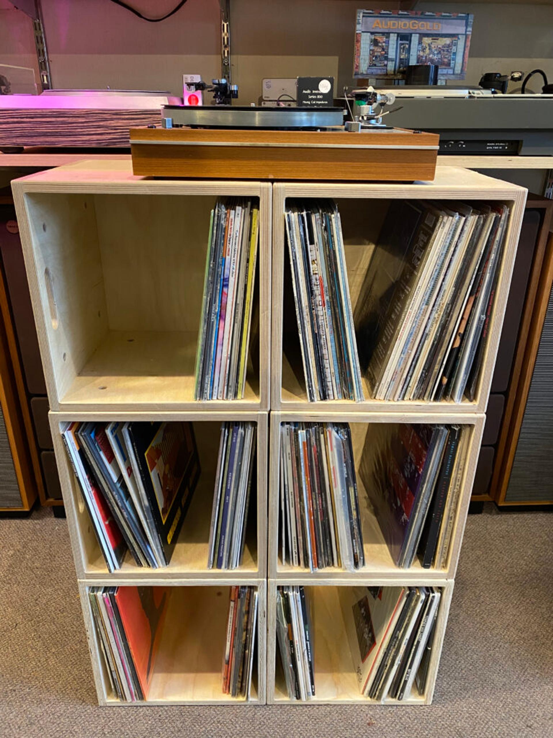 U-Build Audio Gold Modular Record Boxes