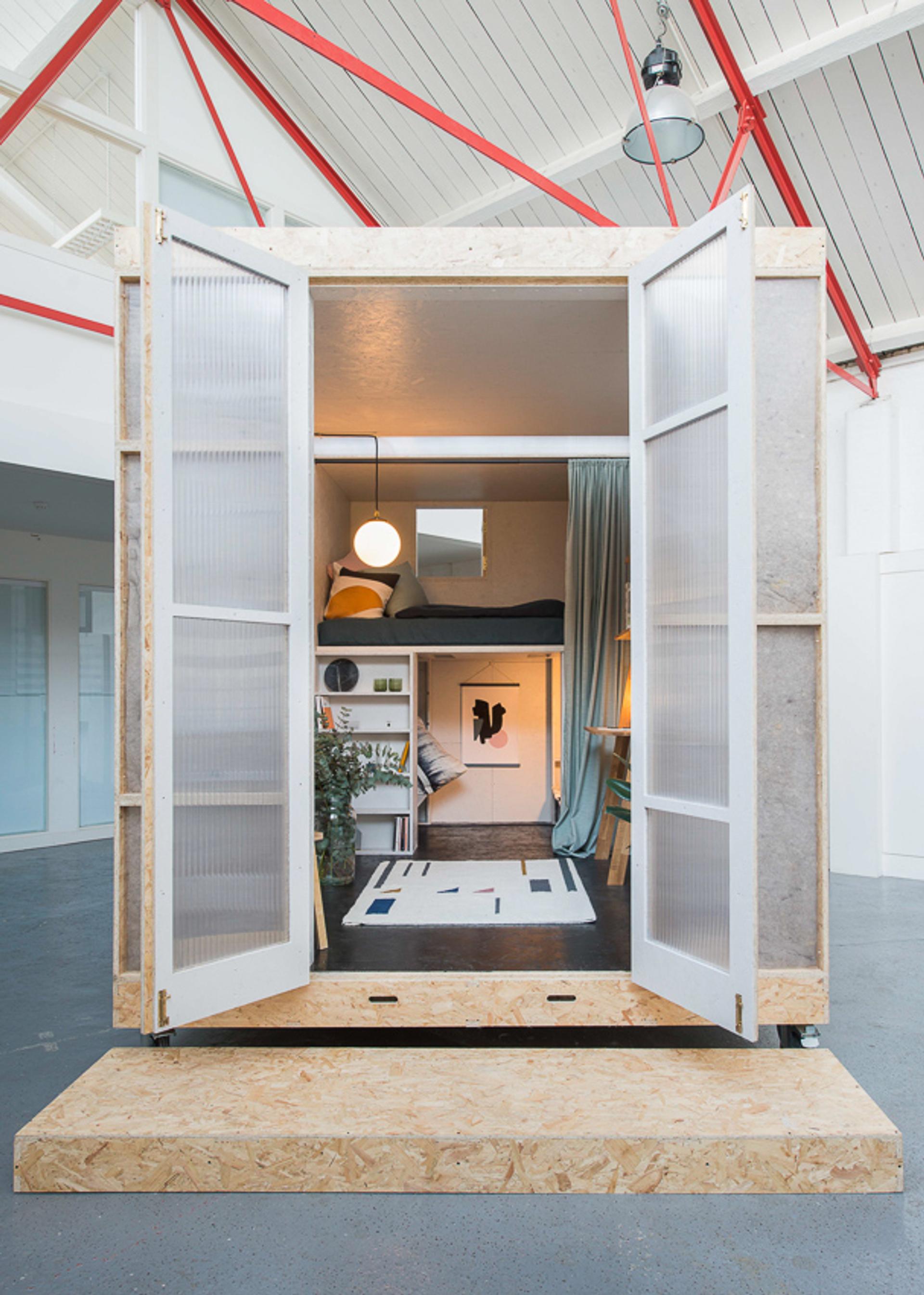 U-Build can be used for internal living pods. This is a photo of the SHED project with Lowe Guardians