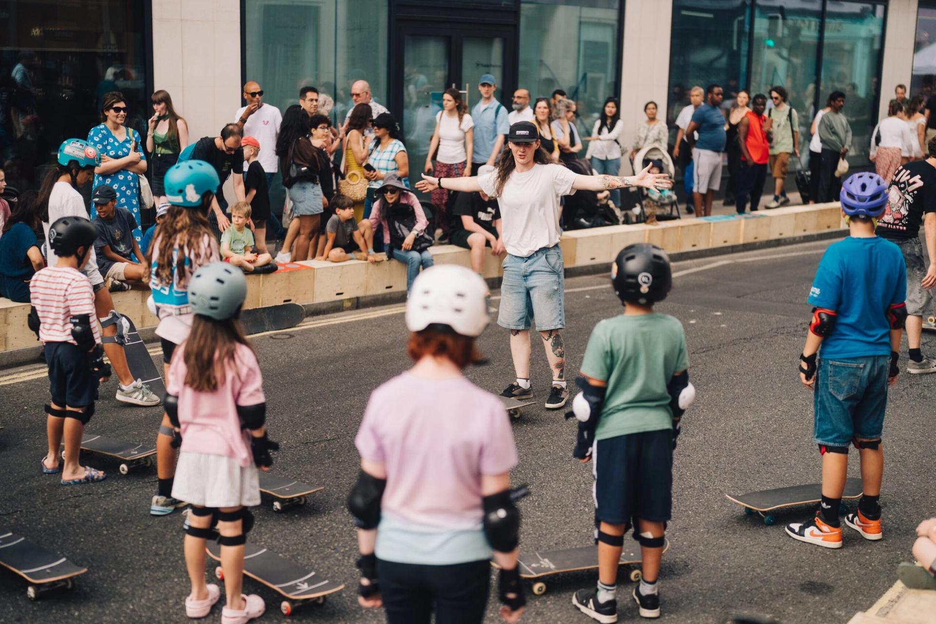 U-Build Skate Street & Box Building Workshop. Credit Hemingway Design, 2026.