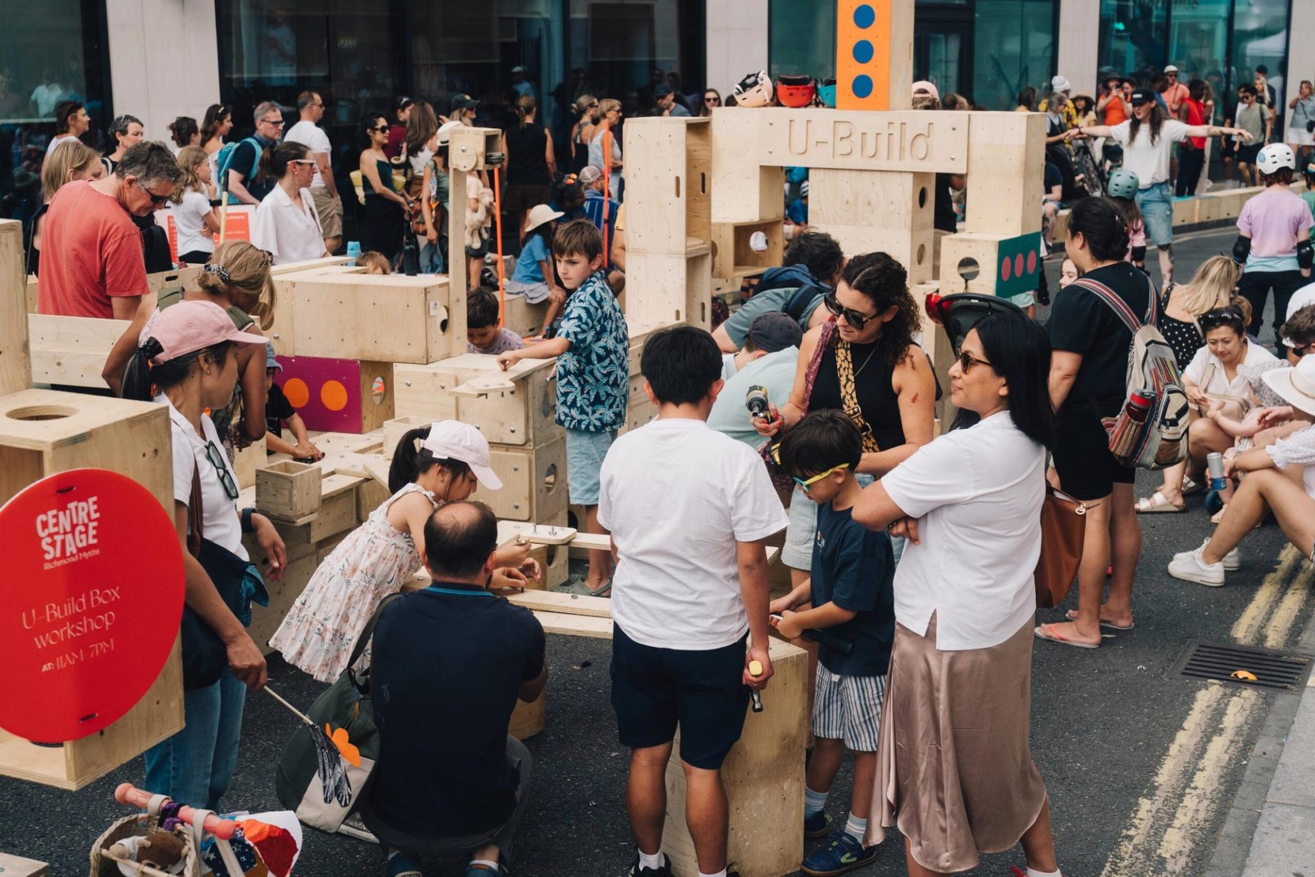 U-Build Skate Street & Box Building Workshop. Credit Hemingway Design, 2026.