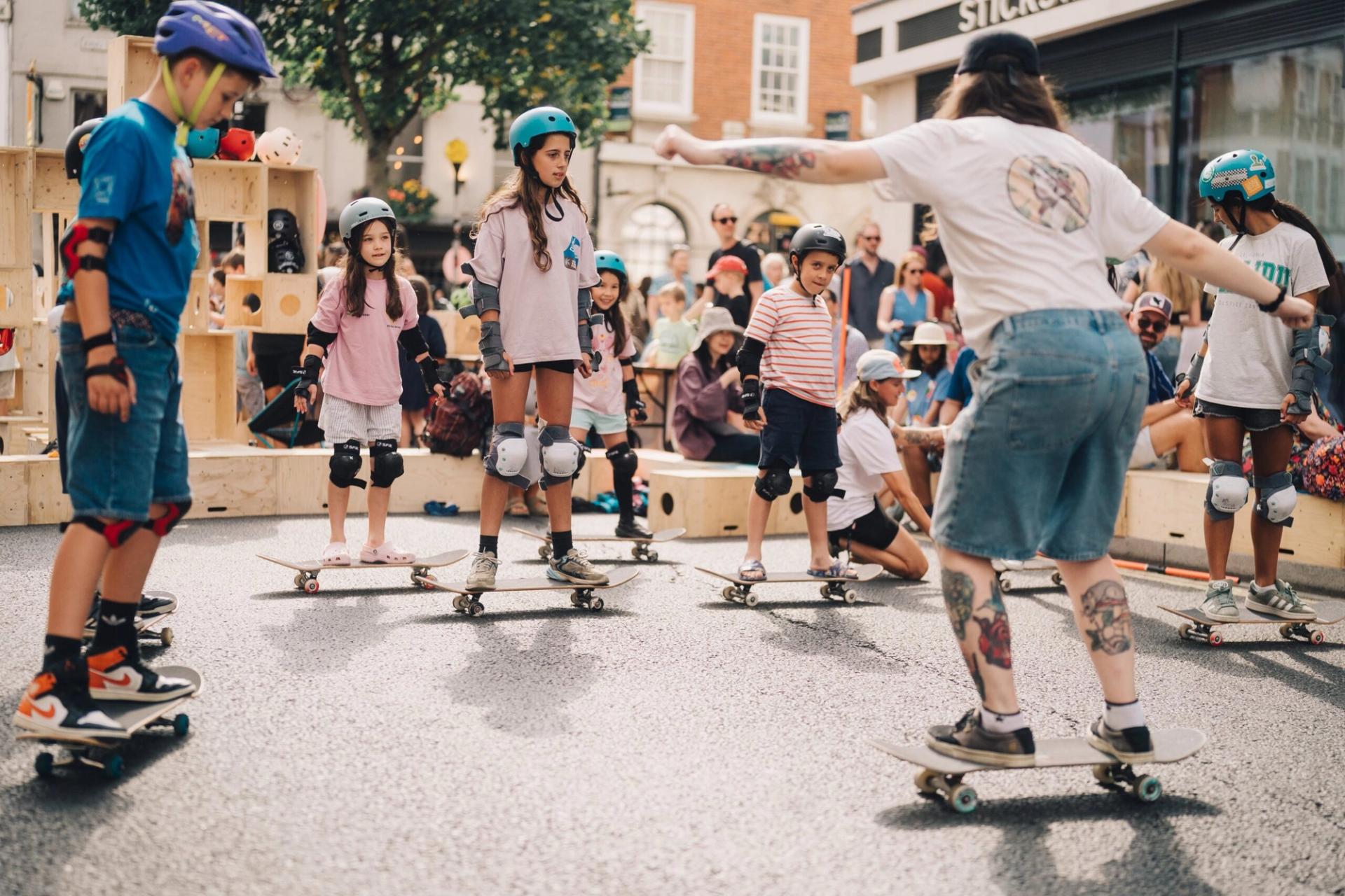 U-Build Skate Street & Box Building Workshop. Credit Hemingway Design, 2026.