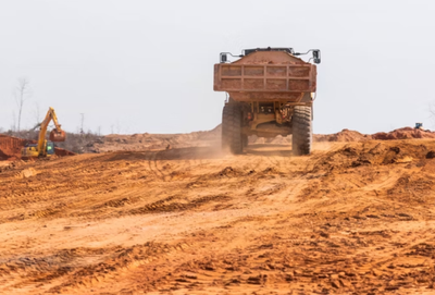 Big-scale earthworks shaping regional development