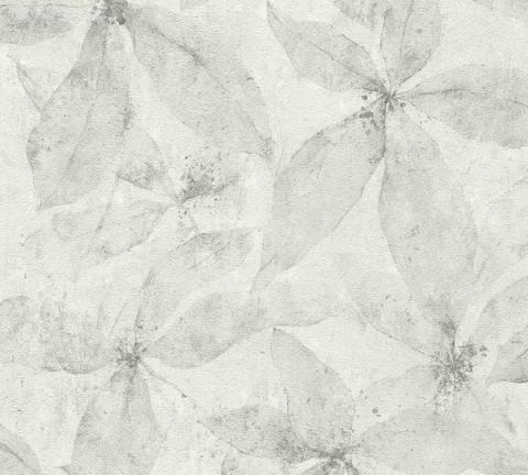 Frost Pressed Leaf wallpaper