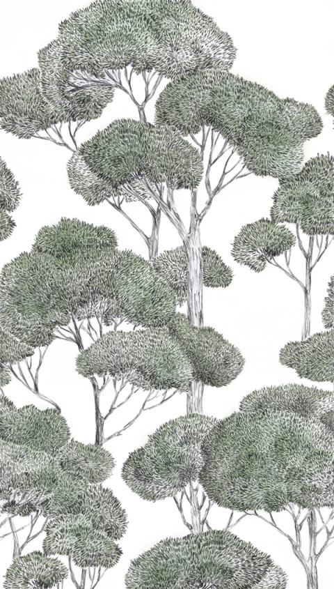 Green Grove wallpaper