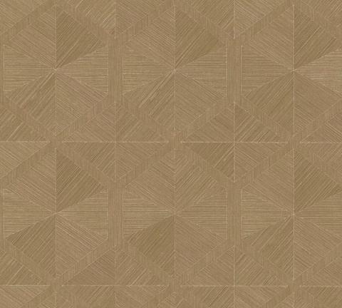 Ochre Marquetry wallpaper