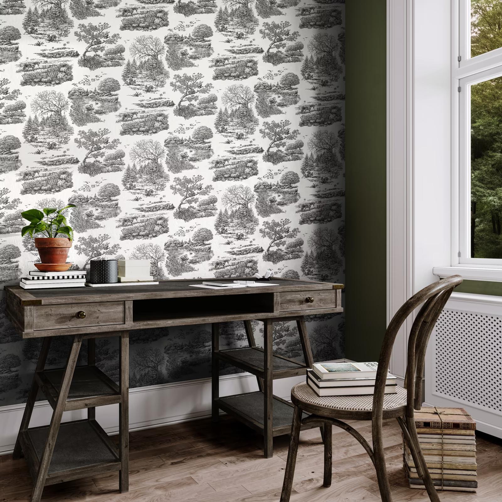 Riches of Nature — RichesofNature RON50125W Eve Toile Noir LIFESTYLE HR