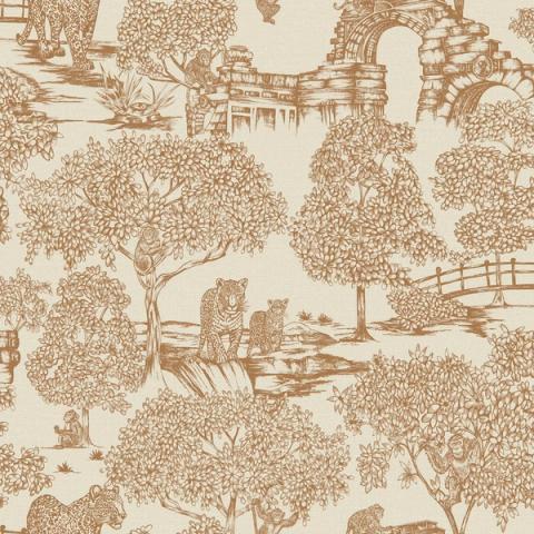 Samar Burnt Orange wallpaper