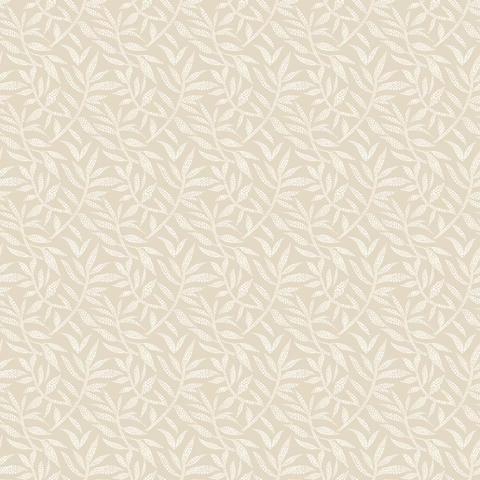Dotty Leaf Dark Linen
