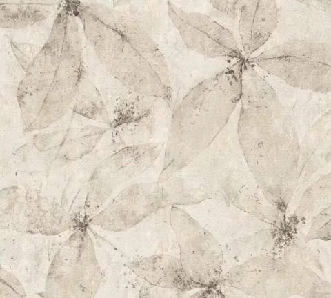 Stone Pressed Leaf wallpaper