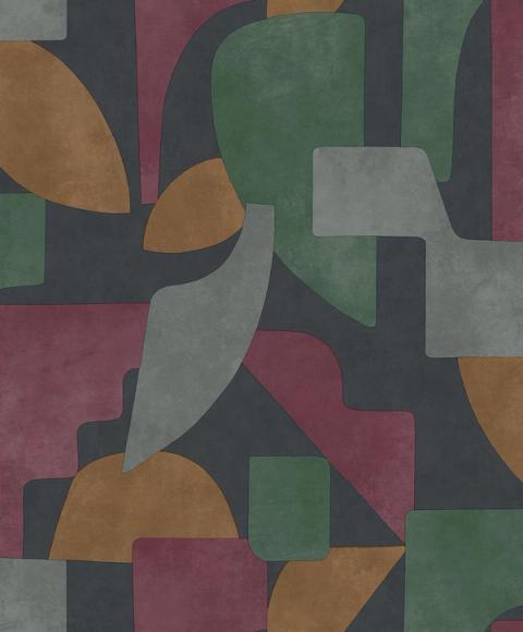 Linnet Navy Berry wallpaper