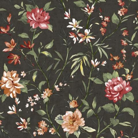 Sazanka Charcoal wallpaper