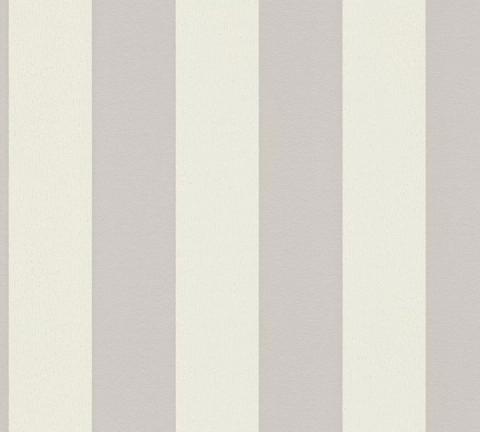Greige Stripe wallpaper