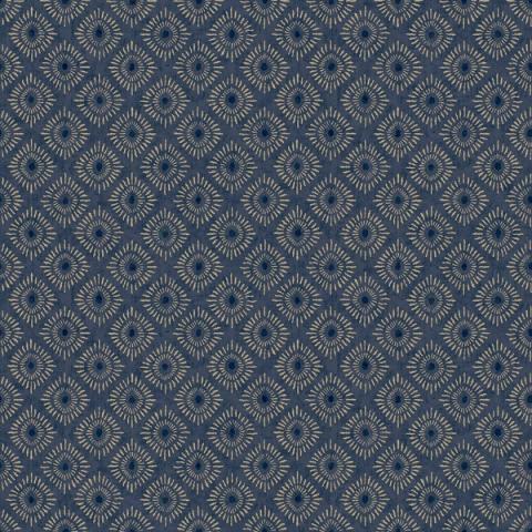Sunburst Navy wallpaper