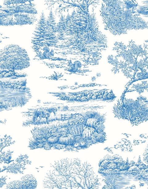 Eve Toile Cobalt