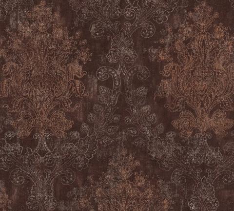 Brown Baroque wallpaper