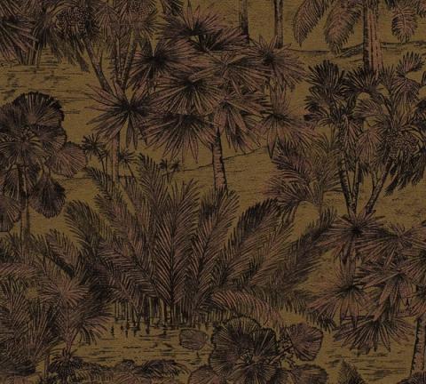 Bronze Palm Grove wallpaper