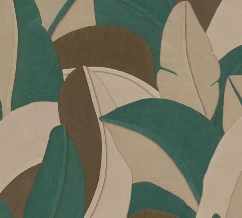 Emerald Banana Leaf wallpaper