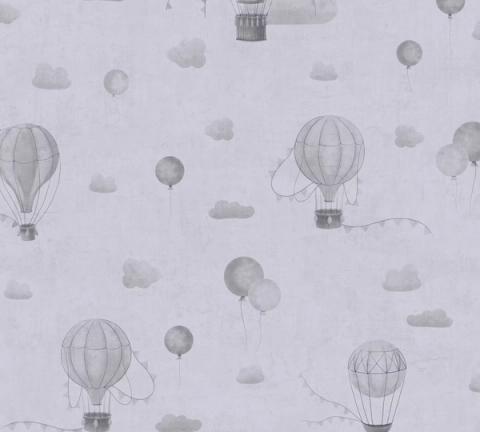 Grey Balloons wallpaper